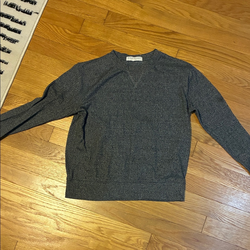 DownEast Dark Gray Crewneck Sweater